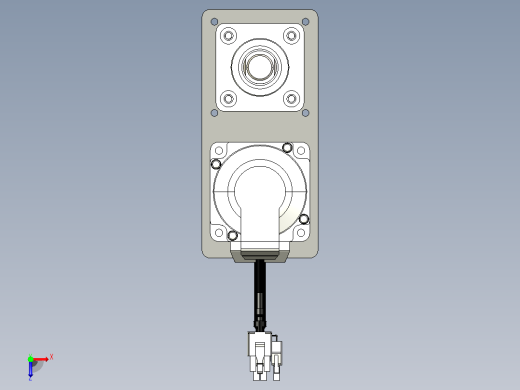 轻载电动缸TPA-ESR40-1210C-L600-MR-CA-W-P40-C3俯视缩略图
