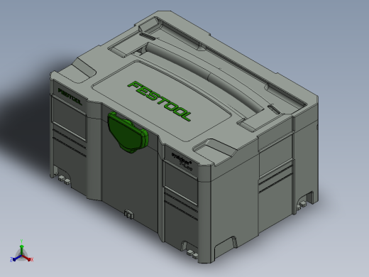 FESTOOL系统定位器系统正等轴测缩略图