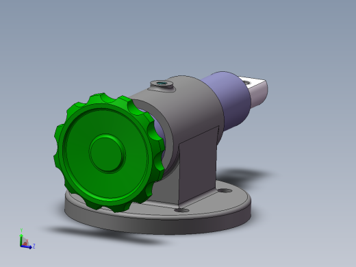 微动机构零件图装配图sw14可编辑