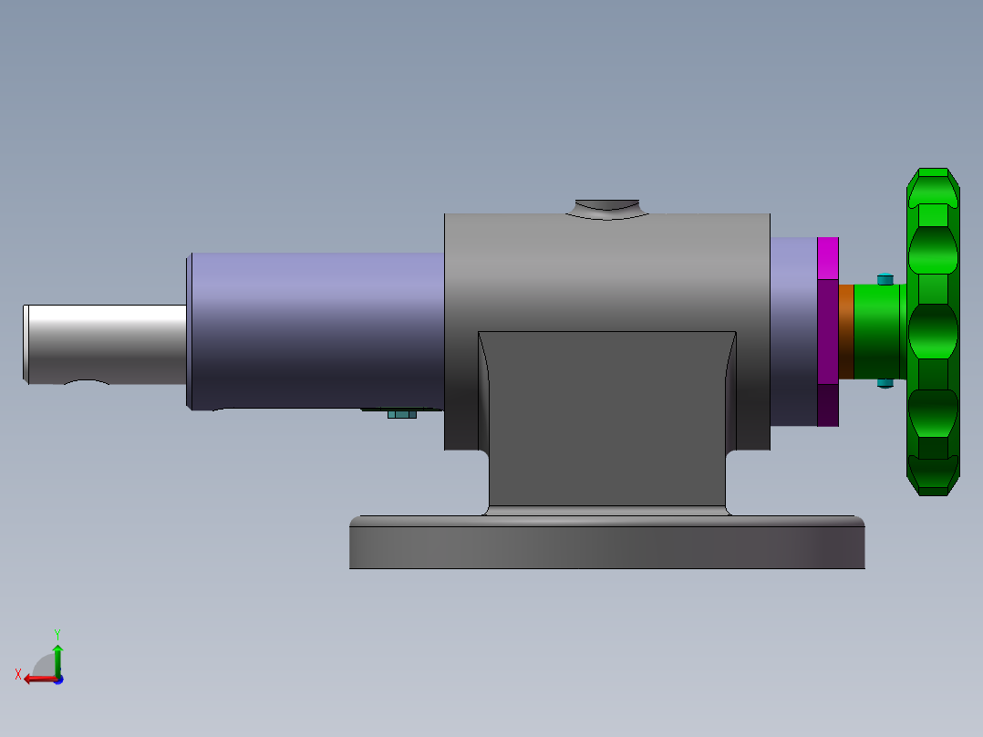 微动机构零件图装配图sw14可编辑后视图