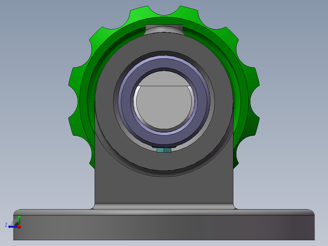 微动机构零件图装配图sw14可编辑右视图