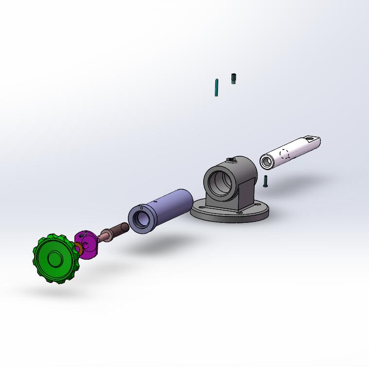 微动机构零件图装配图sw14可编辑
