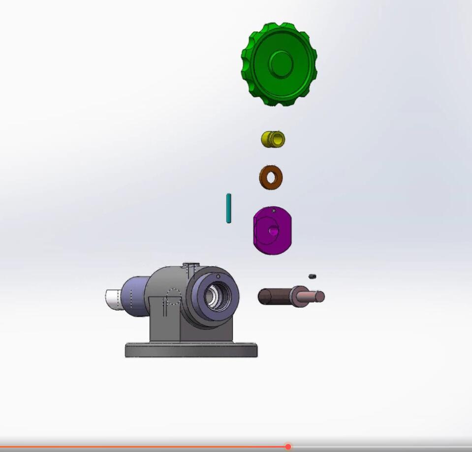 微动机构零件图装配图sw14可编辑