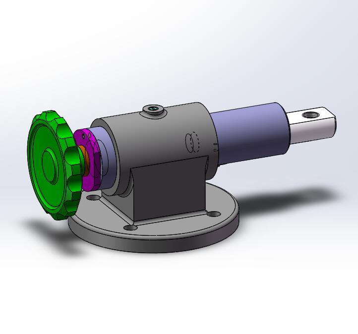 微动机构零件图装配图sw14可编辑