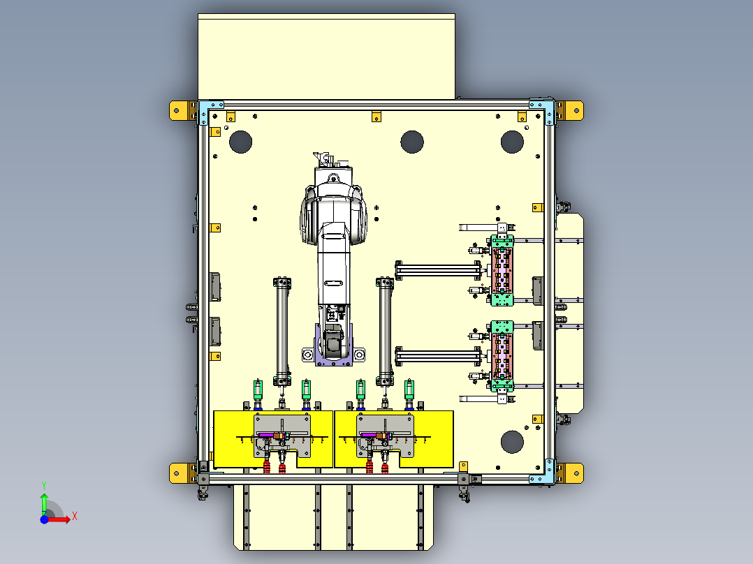 robot-hanger-system STP前视图