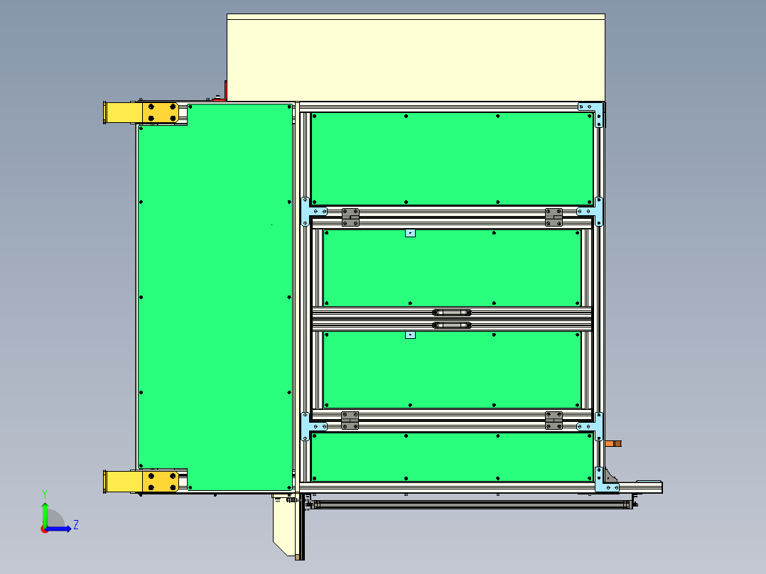 robot-hanger-system STP左视图