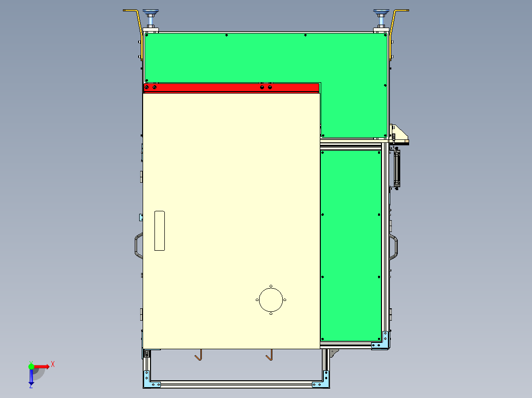 robot-hanger-system STP俯视图