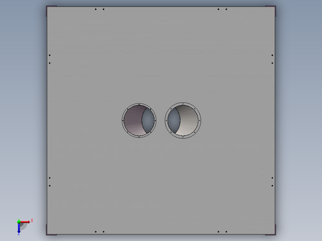 自动校秤功能秤斗三维设计(sw12+说明书+cad)俯视图