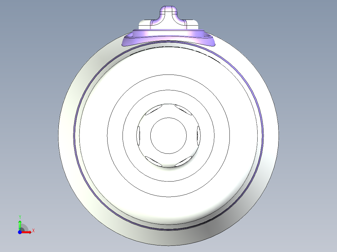 空气加湿器前视图