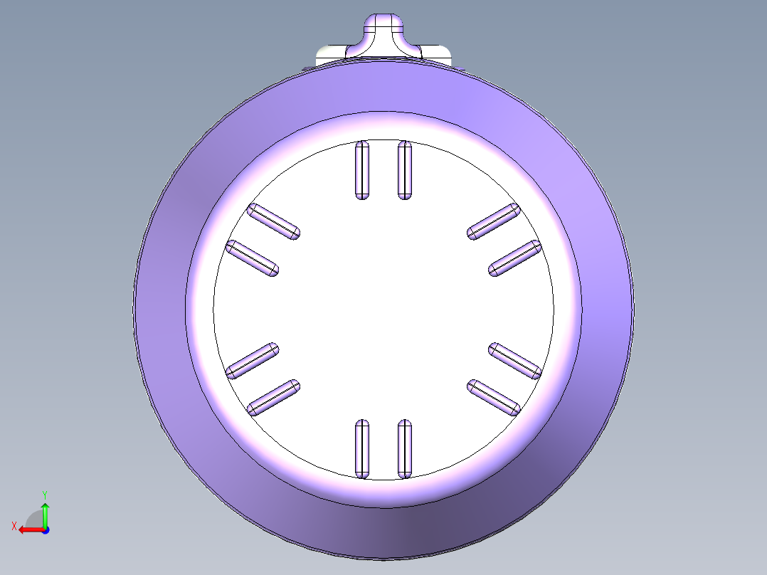 空气加湿器后视图