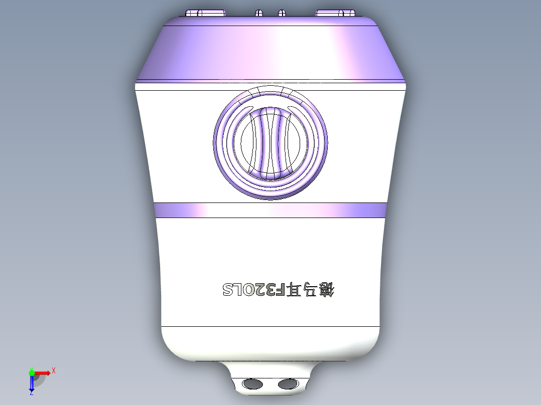 空气加湿器俯视图