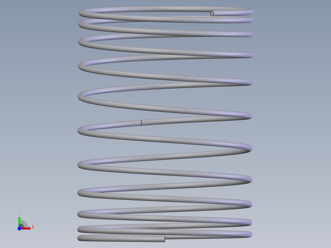 SW压簧小模型前视图