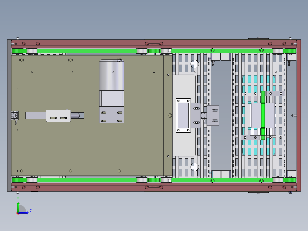 T572 TRAY盘上料机构左视图