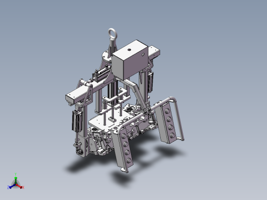 缸体翻转工装夹具
