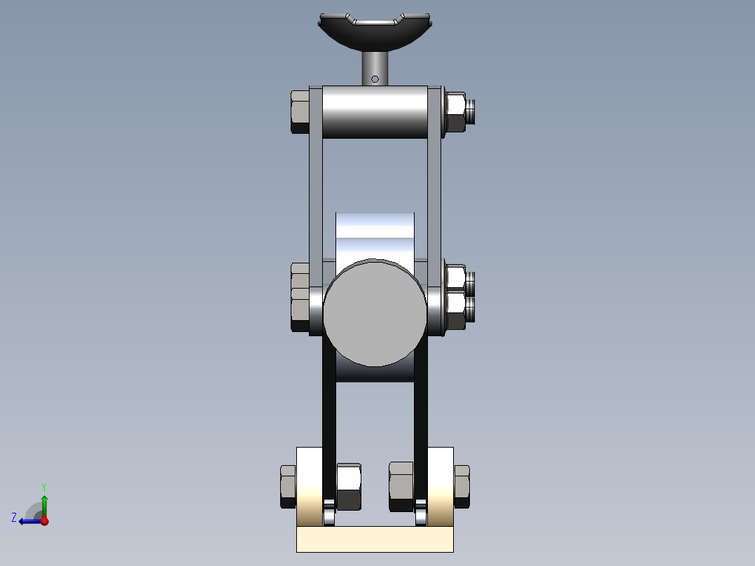 汽车千斤顶右视图