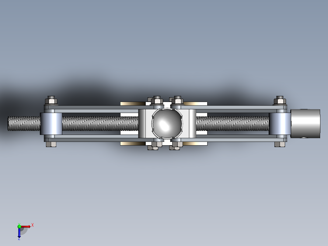 汽车千斤顶俯视图