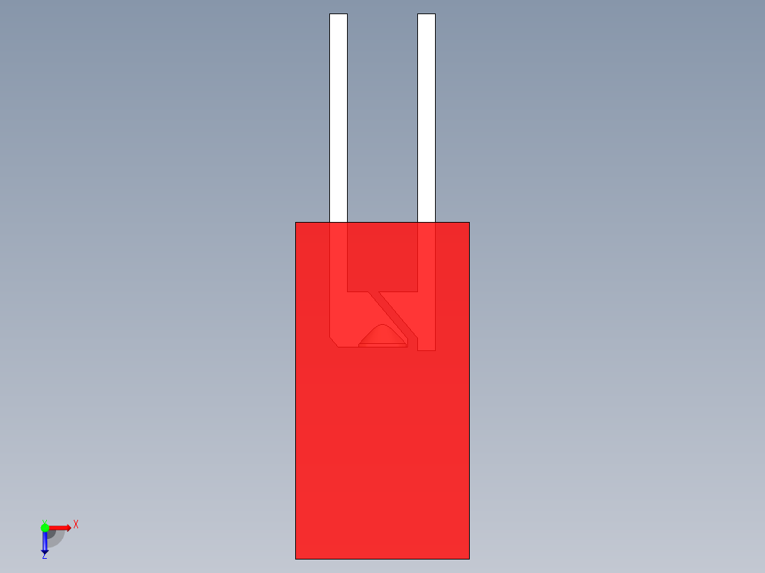 LED_Square_Red180_5x5x9.7mm俯视图