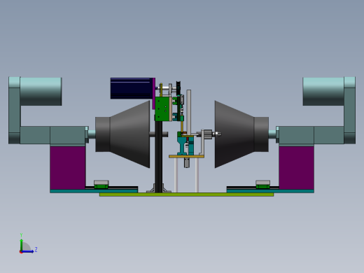 铝自动攻丝机左视缩略图