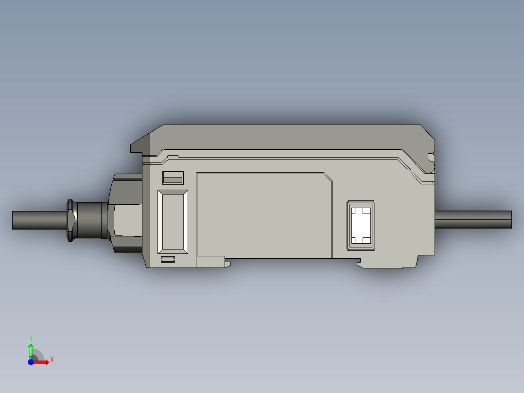 基恩士IG-1050_kc图纸模型前视图