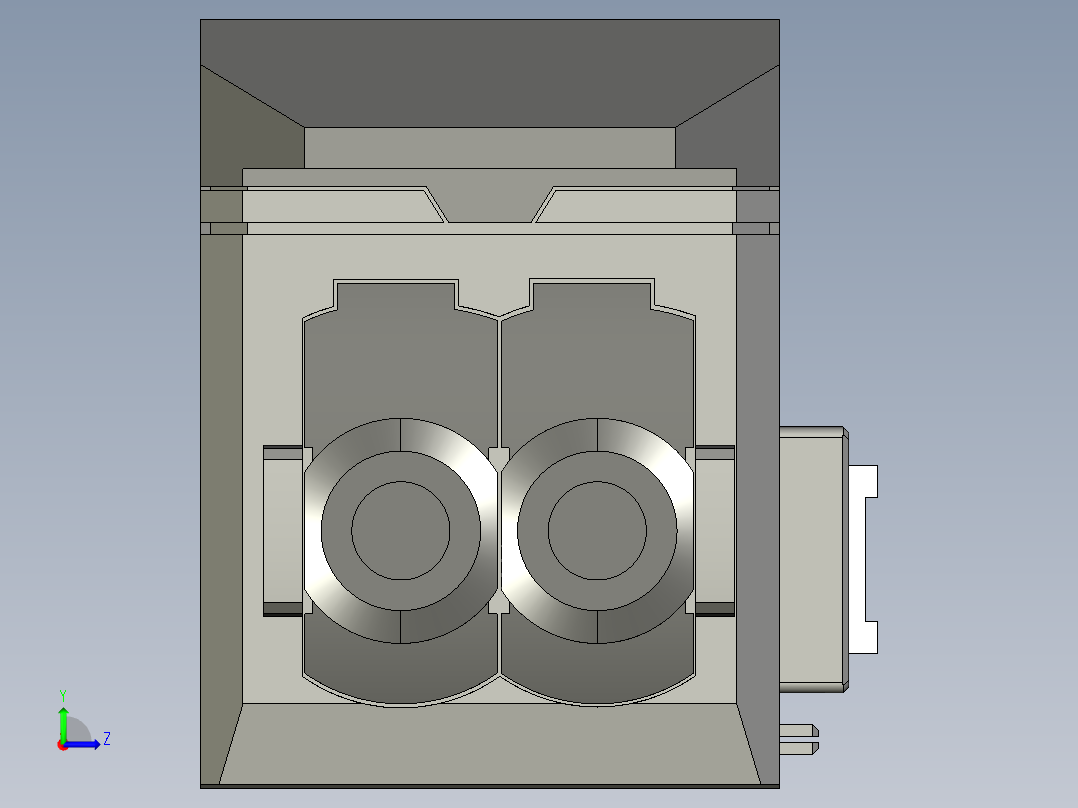 基恩士IG-1050_kc图纸模型左视图