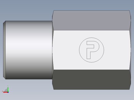卡套式工业通用硬管接头EO_Swivel_connector_GAI06LR71X后视缩略图