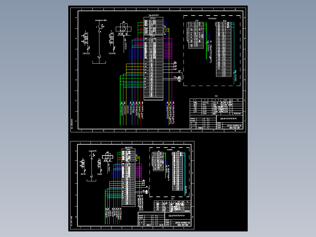 35kV并联电抗器二次接线安装图(B066-500-0801)