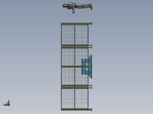 上纱筒自动化装配体右视缩略图