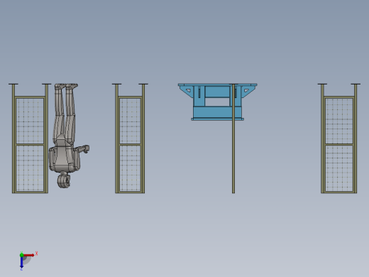 上纱筒自动化装配体俯视缩略图