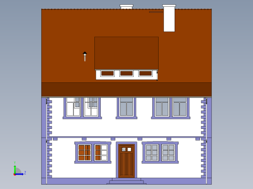 房子左视缩略图