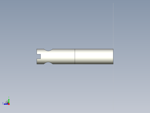 拉伸彈簧配件ASPO.SASPO-3D多系列多零件图纸模型右视缩略图