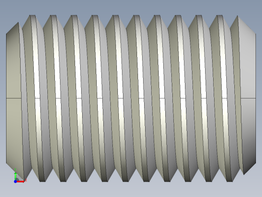 DIN 913-ISO 4026 固定螺钉-M20 L=30.STEP前视缩略图