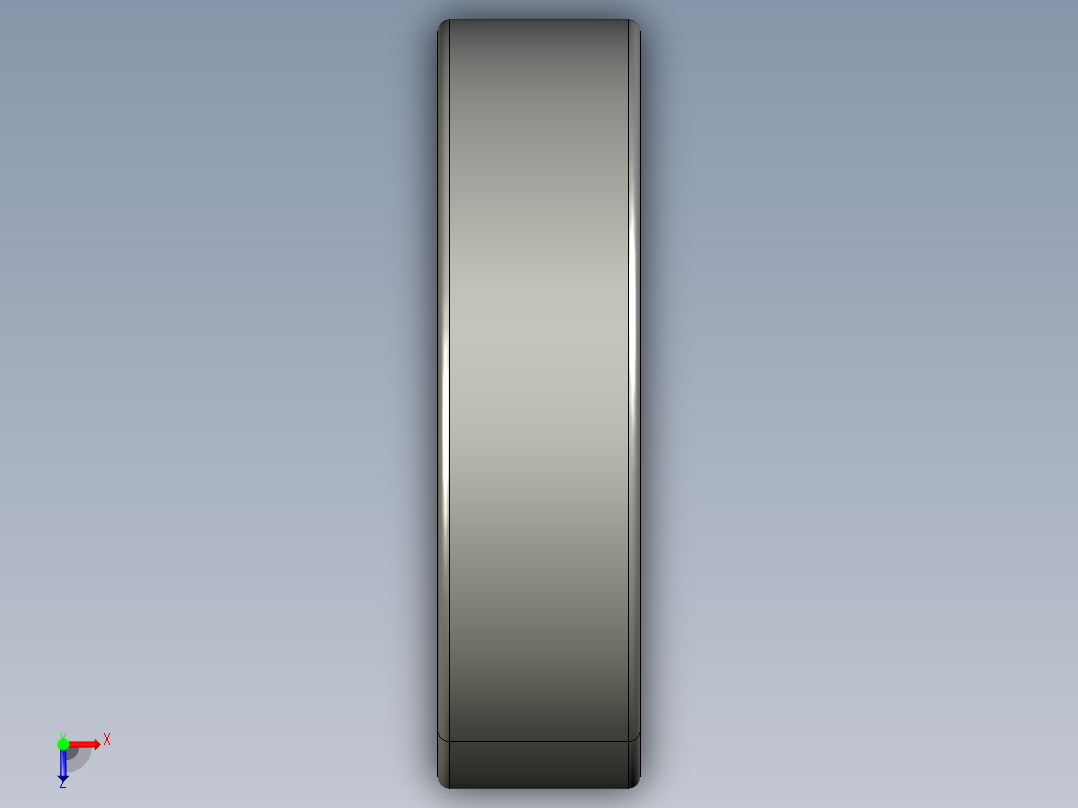 深沟球轴承61800俯视图