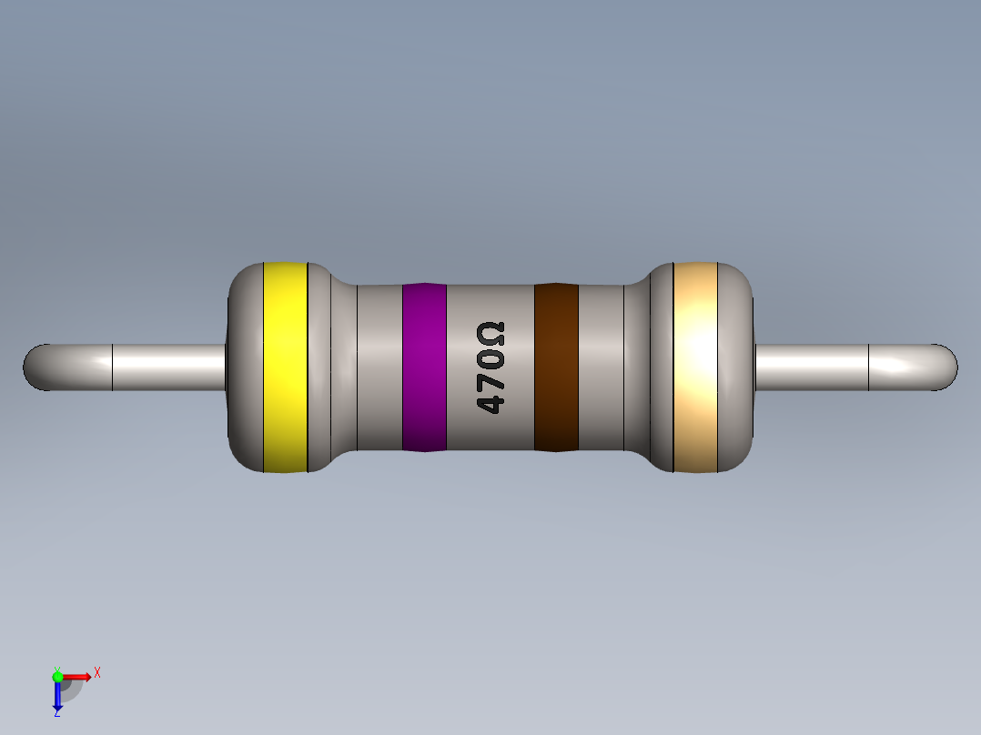 电容器 二极管 电阻器-Resistor 470 Ohm