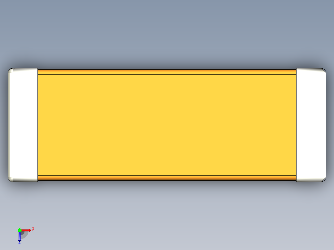 元器件3D封装C1206_11536俯视图