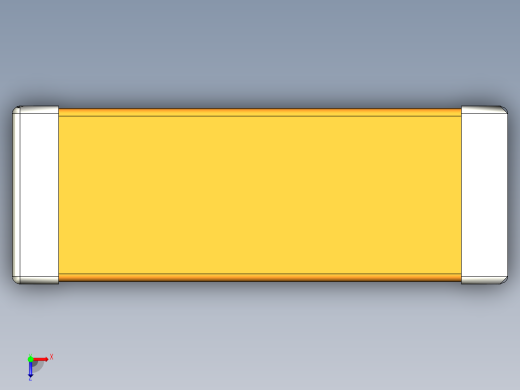 元器件3D封装C1206_11536俯视缩略图