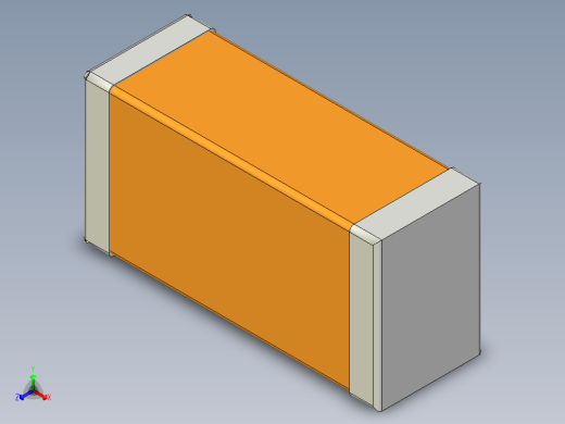 元器件3D封装C1206_11536正等轴测缩略图