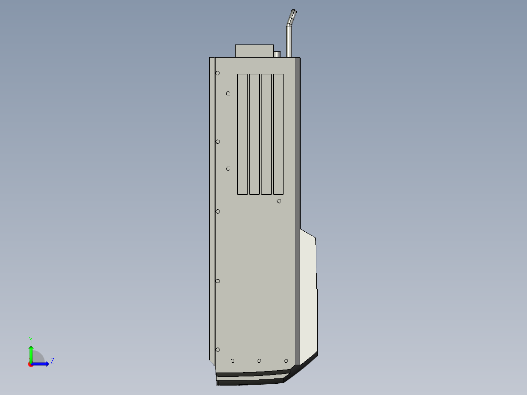 基恩士MD-H9810W_H_kc图纸模型左视图