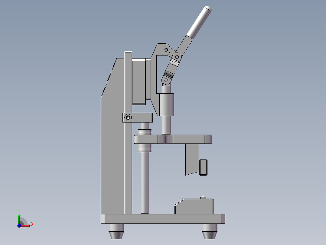 IC切脚折弯前视图