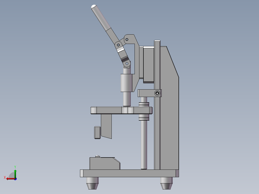IC切脚折弯后视图