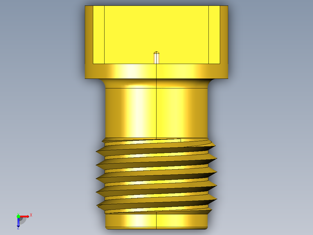 SMA接口38俯视图