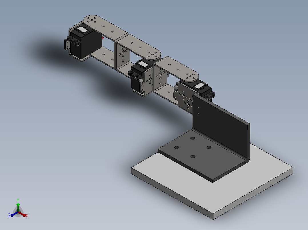 3自由度机械臂2