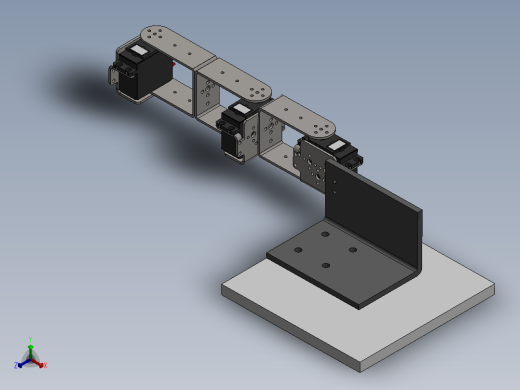 3自由度机械臂2