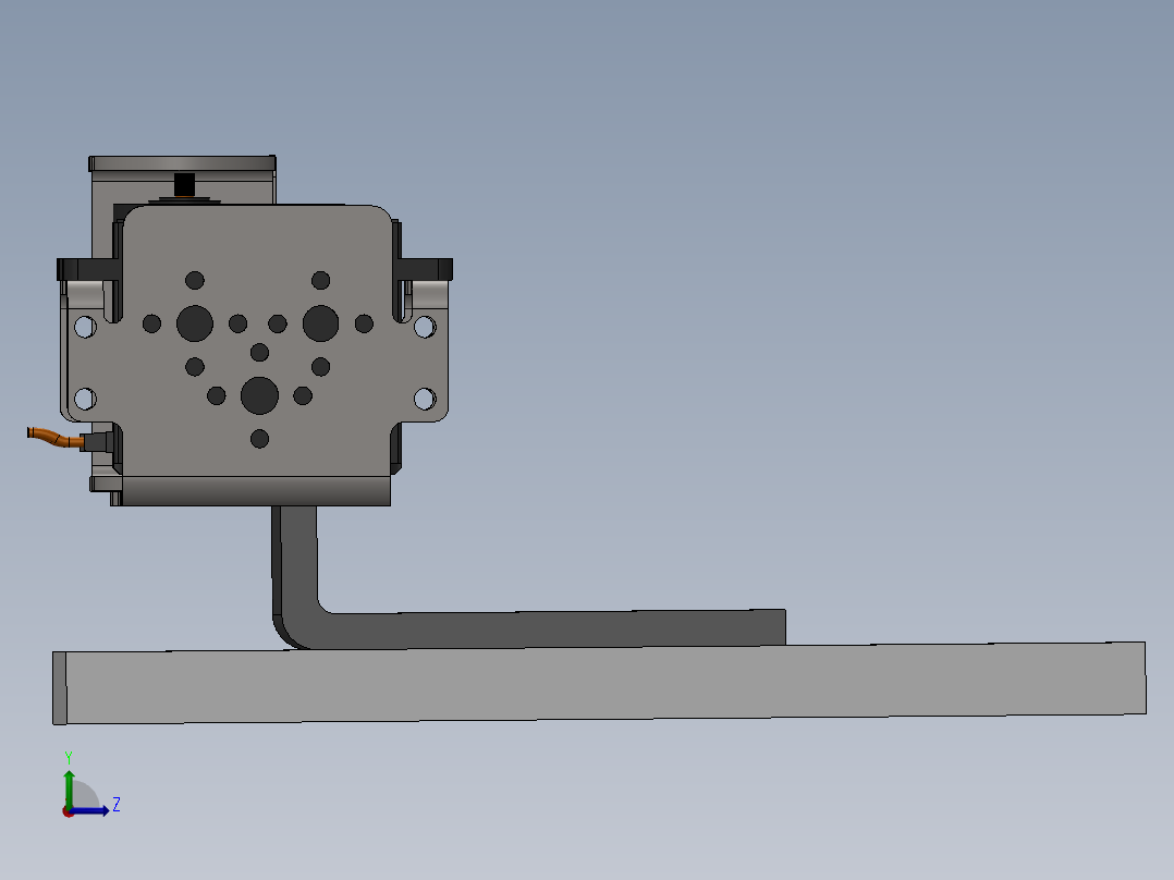 3自由度机械臂2左视图