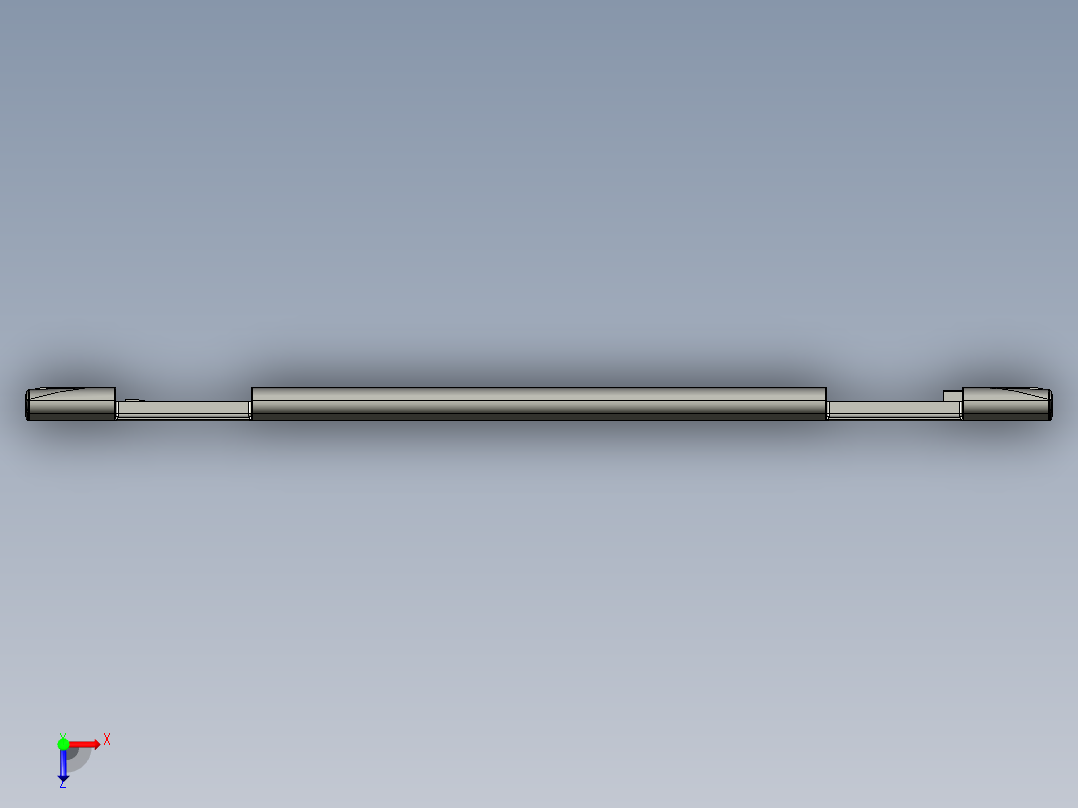 笔记本C壳铣键盘框UG程序模型俯视图