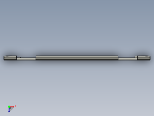 笔记本C壳铣键盘框UG程序模型俯视缩略图