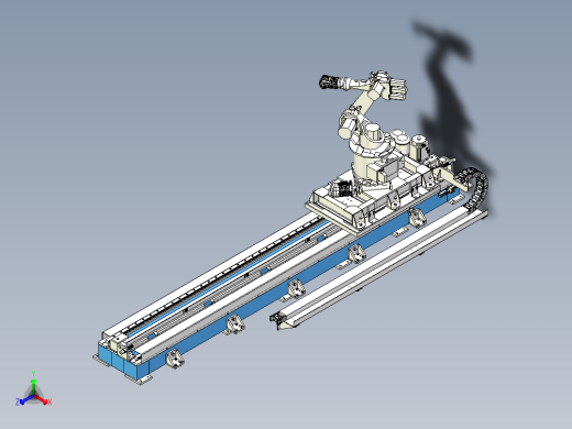 第七轴行走地轨设计