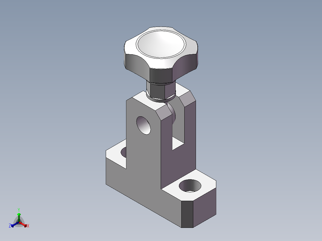 T字接头正等轴测图