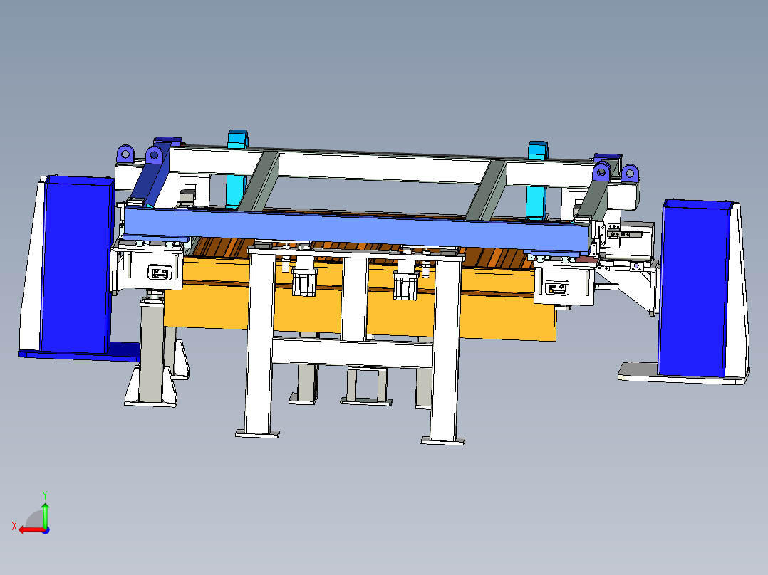 重型侧翻设备设计后视图