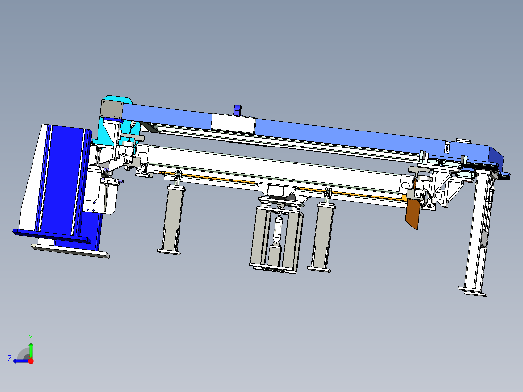 重型侧翻设备设计右视图