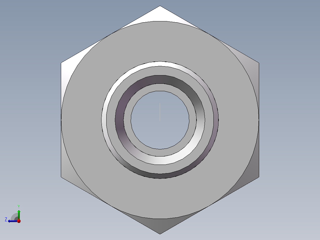 直通内螺纹接头、5CB-16-08右视图
